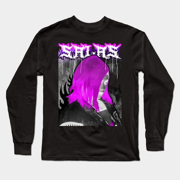 SALAS ''PURPLE SMOKE'' Long Sleeve T-Shirt by KVLI3N